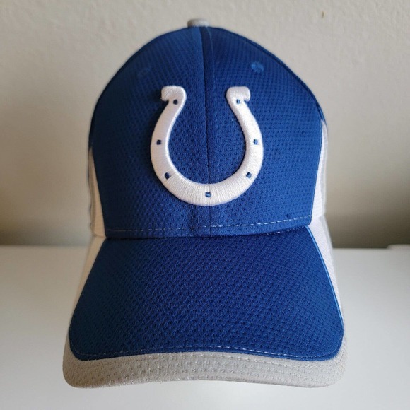 New Era 39Thirty Men's NFL Indianapolis Colts Blue Hat Size Small/ Medium - Picture 2 of 9